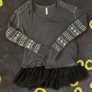 Soft and warm free people tunic